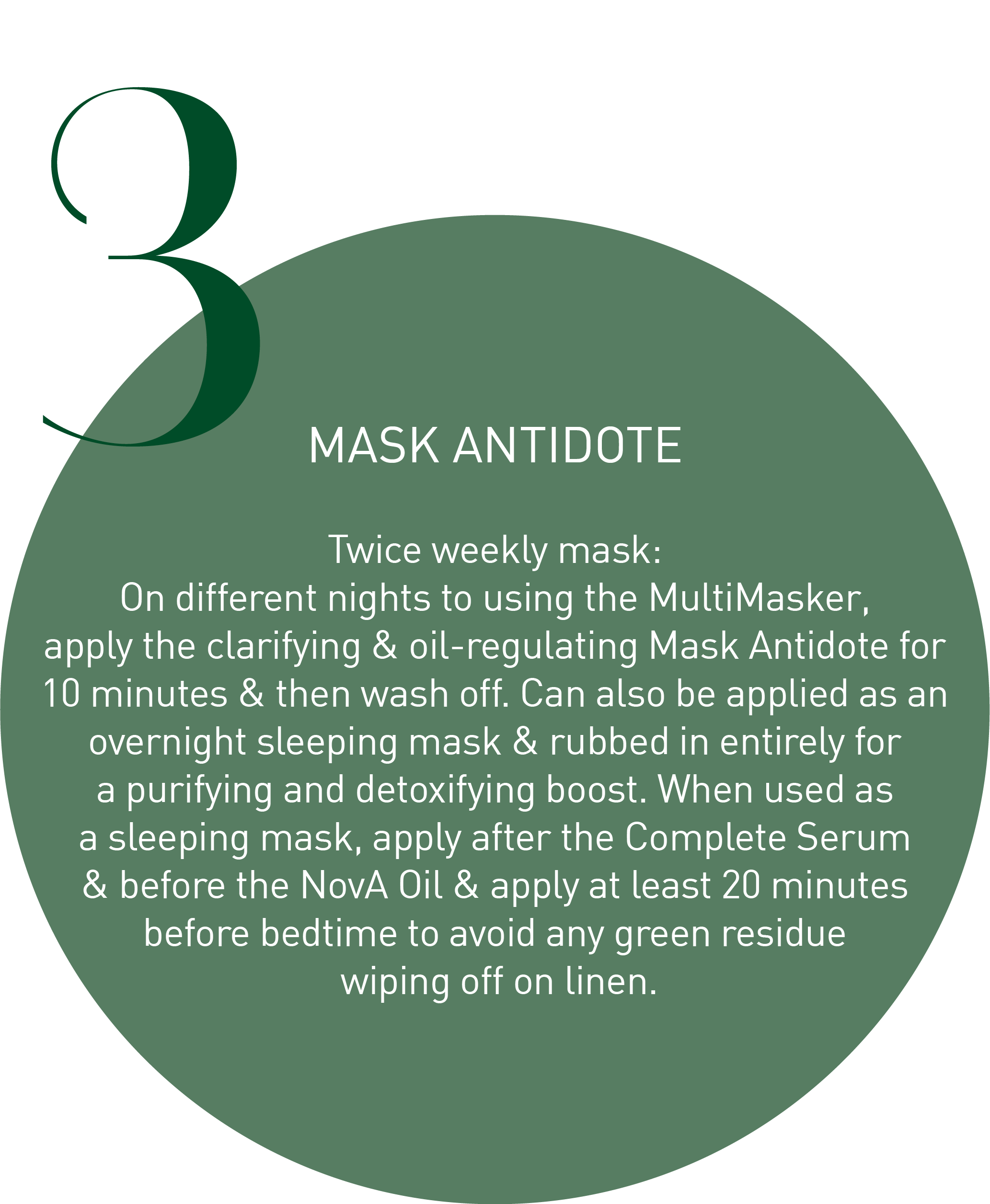 Nighttime Regimen Step
