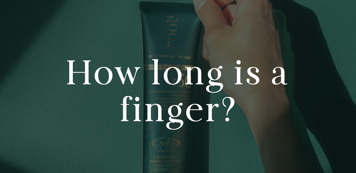 How long is a finger?