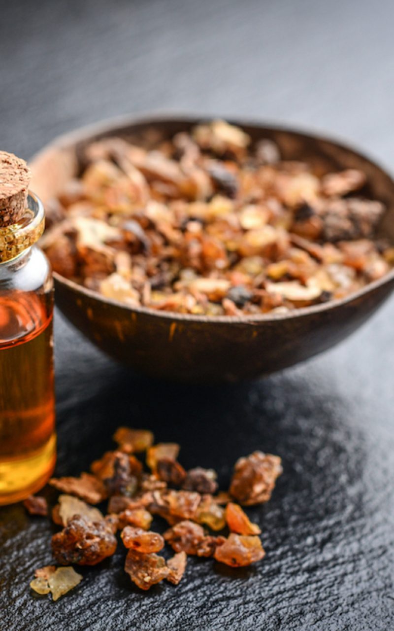 Two primary active compounds are found in myrrh, called terpenoids and sesquiterpenes, both of which have anti-inflammatory, antibacterial, anti-cancer and antioxidant effects. Its ability to soothe irritated skin makes Myrrh useful in dermatitis and acne. Myrrh has been shown in studies to be powerful against the notorious Staph Aureus which creates such havoc in our skin. It has been used for centuries in wound healing. 
Found in: Integrative Serum